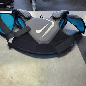 Used Nike VAPOR Lacrosse Shoulder Pads Black LG 11497-S000151907