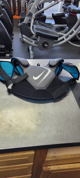 Used Nike VAPOR Lacrosse Shoulder Pads Black LG 11497-S000151907