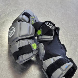 Used Maverik MX Lacrosse Arm Pads/Guards Grey SM 11497-S000151910