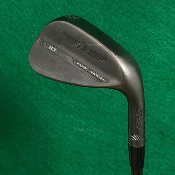 Titleist Vokey SM10 Jet Black 50-8F 50 Gap Wedge AMT Black R300 Steel Regular