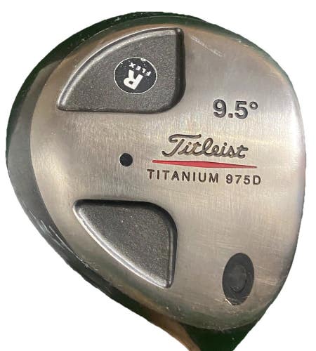 Titleist 975D Pro Titanium Driver 9.5 RH 65g Regular Graphite 44.5" New Mid Grip