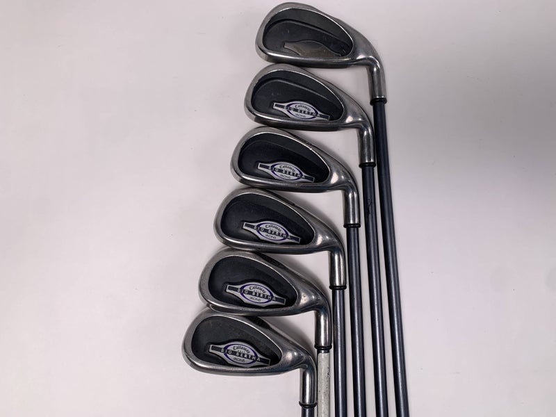Callaway Big Bertha 2002 Iron Set 4-PW RCH 65i Ladies Graphite Womens RH - No 9i