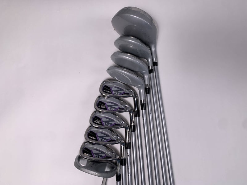 AMF XT Z Club Set Driver 5W 5H 6H 7-PW SW Putter Z XT Ladies Graphite Womens RH