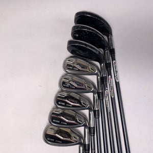 Adams Idea A12 OS Hybrid Iron Set 4-PW+SW Grafalloy Pro Launch Blue Senior RH