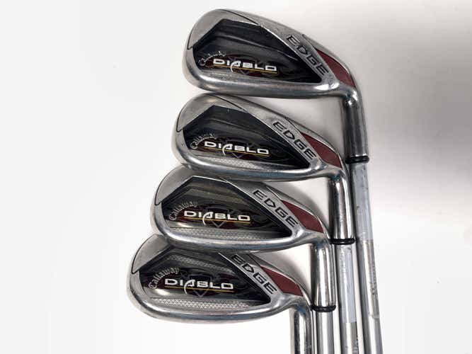 Callaway Diablo Edge Iron Set 7-PW+SW 55g Ladies Graphite Womens RH- No 8i