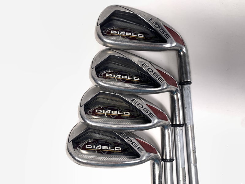 Callaway Diablo Edge Iron Set 7-PW+SW 55g Ladies Graphite Womens RH- No 8i