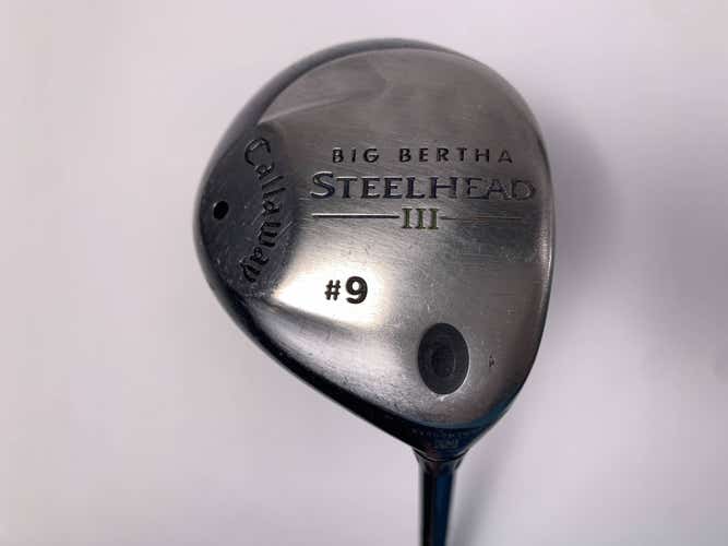 Callaway Steelhead III 9 Fairway Wood 24* System III Regular Graphite Mens RH