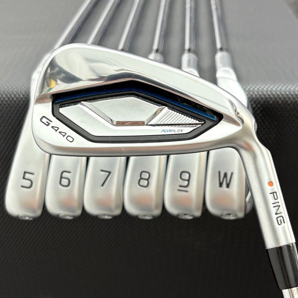 PING G440 IRON SET 4-W ORANGE DOT