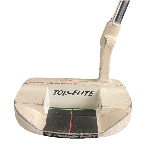 Top Flite Golf Soft Feel 2.0 Mallet Putter LH Steel Shaft 34.5" New Jumbo Grip