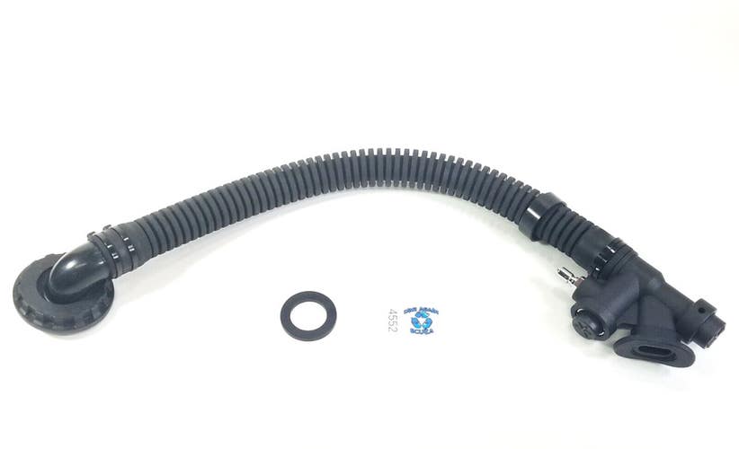 Oxycheq Power Inflator, Elbow Corrugated Hose Scuba Dive BCD