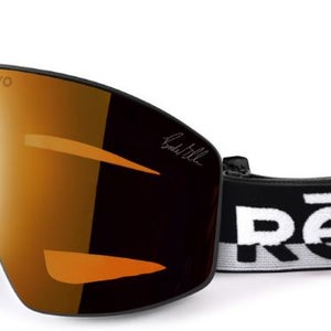 Bode Miller No.3 Matte Black Solar Orange Ski Goggles (New)( SY2312)