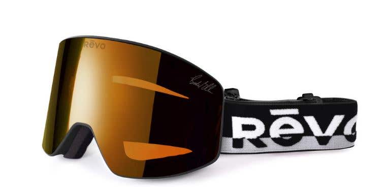 Men's Bode Miller No.3 Matte Black Solar Orange Ski Goggles (New)( SY2312)