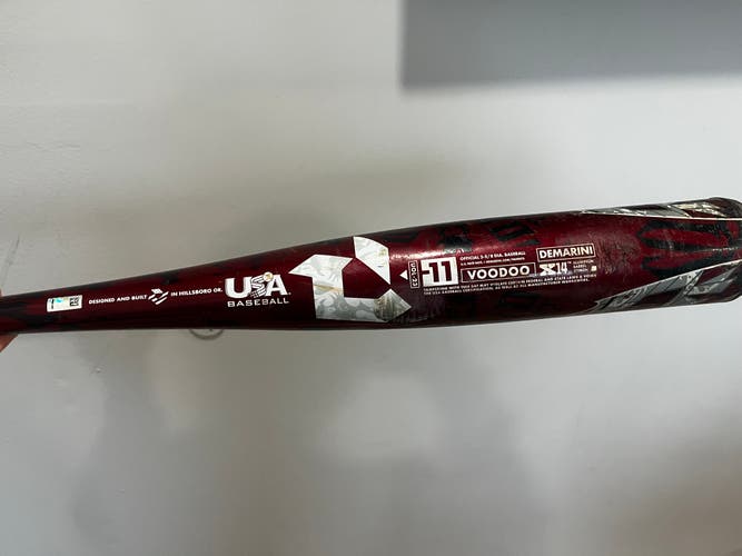 2023 DeMarini USABat Certified Bat (-11) 19 oz 30" (Used)