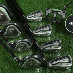 PRINCE Z6 9pc LADIES HYBRID GOLF STARTER SET MINT GREEN +1 ~ FOR TALLER WOMEN!