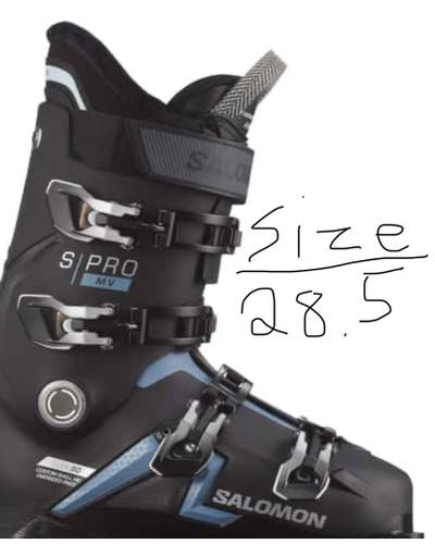 Mondo 28 & 28.5 Salomon S/Pro 90 Ski Boots Medium Flex (Used)