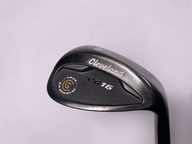 Cleveland CG16 Black Pearl Wedge 58* 12 Bounce Traction Wedge Steel Mens RH
