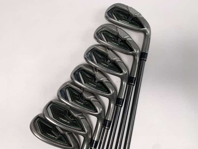 TaylorMade RocketBallz Iron Set 6-PW+GW+LW 65g Regular Graphite Mens RH