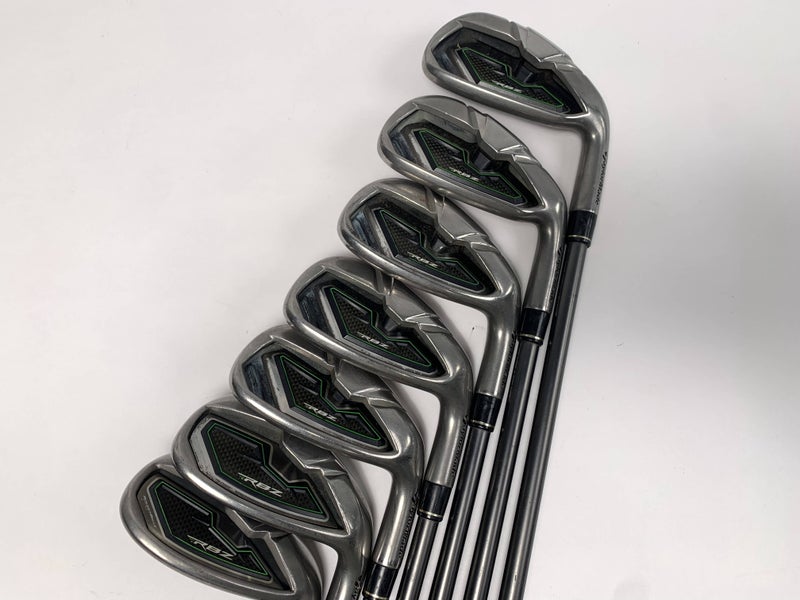 TaylorMade RocketBallz Iron Set 6-PW+GW+LW 65g Regular Graphite Mens RH
