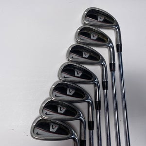 Nike Victory Red Cavity Back Iron Set 4-PW True Temper Speed Step Regular RH