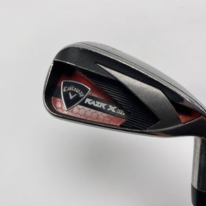 Callaway Razr X HL Single 6 Iron M-10 XP Uniflex Graphite Mens RH Oversize Grip