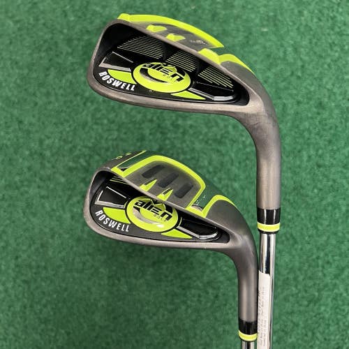 Alien Golf Roswell 2-Wedge Kit 56 & 60 Sand Wedge Lob Wedge MRH Steel Shafts