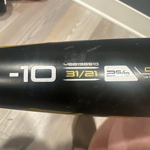 Easton Beast X Alloy USABat Certified Bat (-10) 21 oz 31" (Used)
