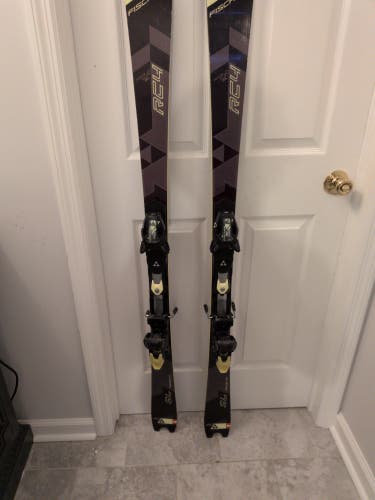 Fischer 150 cm Racing RC4 World Cup SL Skis With Bindings Max Din 14 (Used)