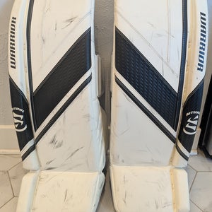 31+1 Warrior Ritual G6 E+ Goalie Leg Pads - Nearly new with G7 straps and slide plates