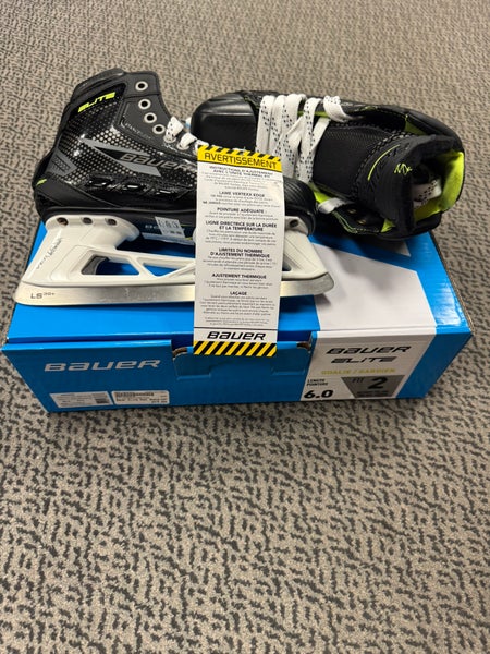 Bauer Elite Hockey Goalie Skates 6 (New)