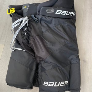 Rare Black Senior Medium Bauer Supreme 3S Pro Hockey Pants (New)