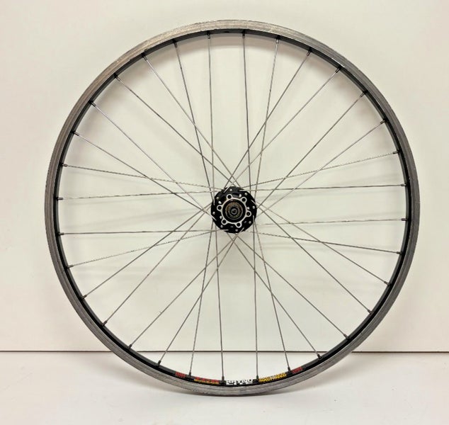 Sun Rims Rhyno Lite 26" Black Aluminum Disc Brake Front Wheel Deore XT M765 Hub