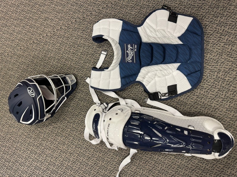 Rawlings Navy Intermediate Velo Catcher's Set (New)
