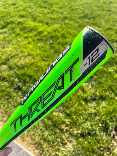 Rawlings Threat Composite USABat Certified Bat (-12) 15 oz 27" (Used)