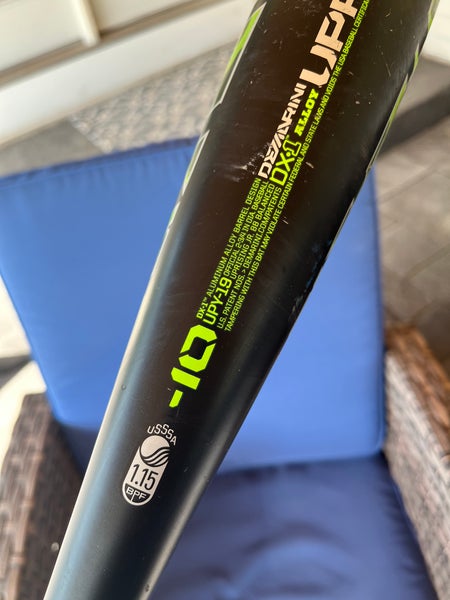DeMarini Uprising Alloy USSSA Certified Bat (-10) 16 oz 26" (Used)