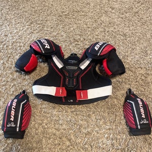 Large Youth Bauer NSX Shoulder Pads (Used)