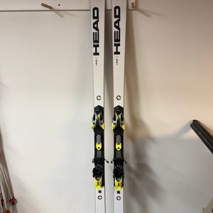 HEAD World Cup Rebels e-GS RD 188 cm Racing Skis With Bindings Max Din 16 (Used)