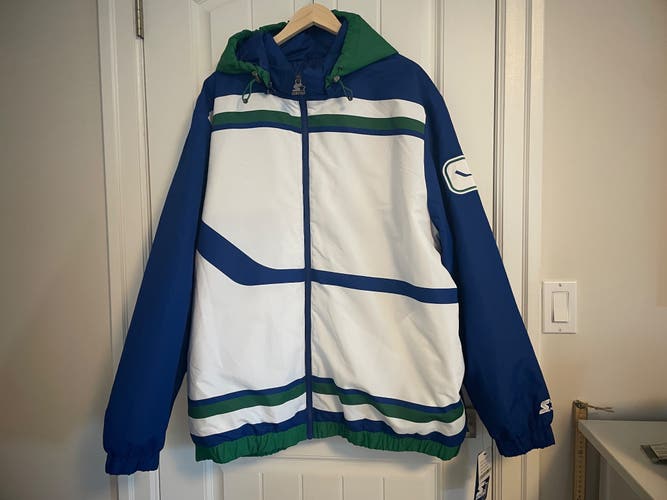 BNWT Authentic Starter Vancouver Canucks Stick in Rink Winter Jacket