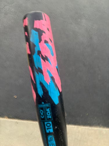 2023 DeMarini Zoa Glitch Composite USSSA Certified Bat (-10) 19 oz 29" (Used)