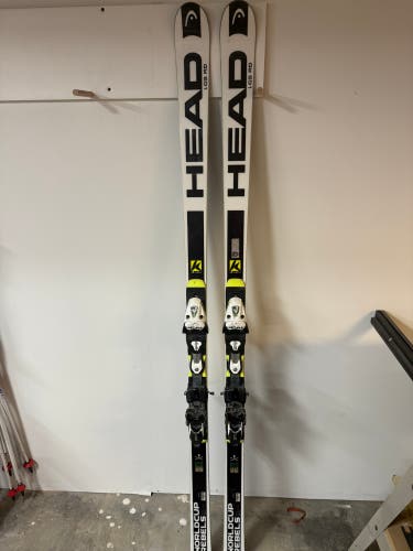 HEAD World Cup Rebels i.GS RD 188 cm Racing Skis With Bindings (Used)