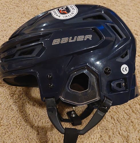 Large Bauer Re-Akt 155 Hockey Helmet
