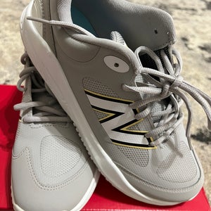 Gray Men's Size M 8.0 (W 9.0) Adult New Balance 3000v7 Low Top Turf Cleats (New)