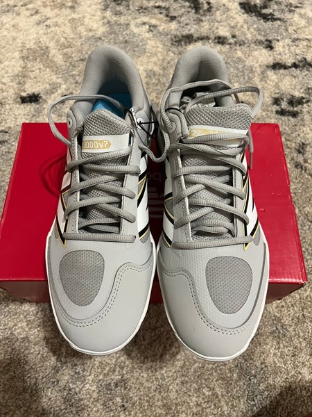 Gray Men's Size M 8.5 (W 9.5) Adult New Balance 3000v7 Low Top Molded Cleats (New)