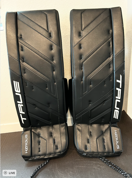 2024 34" True Hzrdus 9x4 Goalie Leg Pads (New)