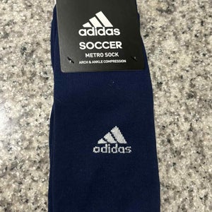 Adidas Soccer Arch & Ankle Compression Athletic Socks, Size Adult Medium
