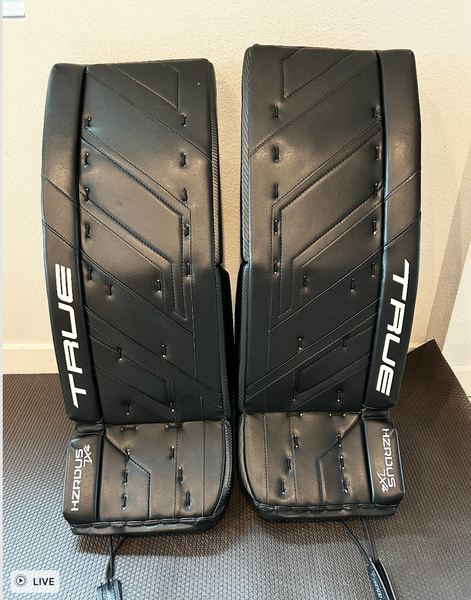 2024 32" True HZRDUS 7X4 Goalie Leg Pads (New)