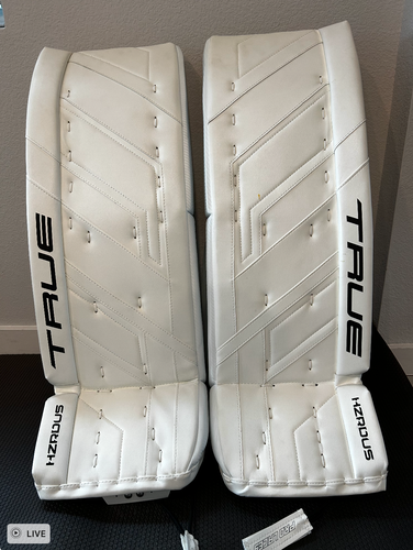 2024 34" True HZRDUS 7X4 Goalie Leg Pads (New)