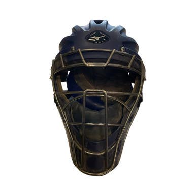 Used Mizuno CATCHER HELMENT Catchers Helmet w/Mask Navy Blue LG 11859-S000025383