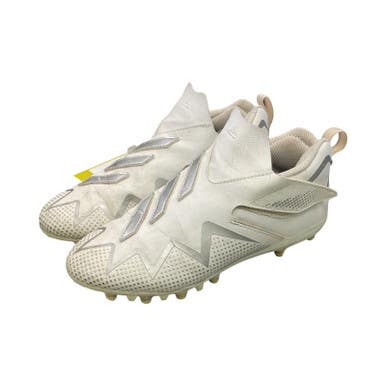 Used Adidas Jr FB Cleats White Junior 04 11859-S000025374