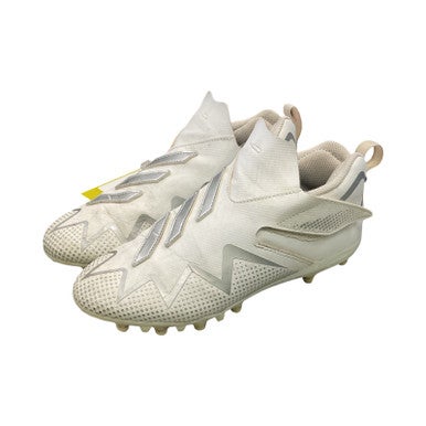 Used Adidas Jr FB Cleats White Junior 04 11859-S000025374