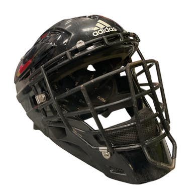 Used Adidas HELMET Catchers Helmet w/Mask Black MD 11859-S000025351